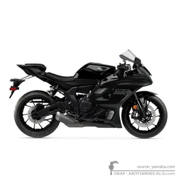 Yamaha YZF-R7 2025 - Matte Dark Gray Metallic 6