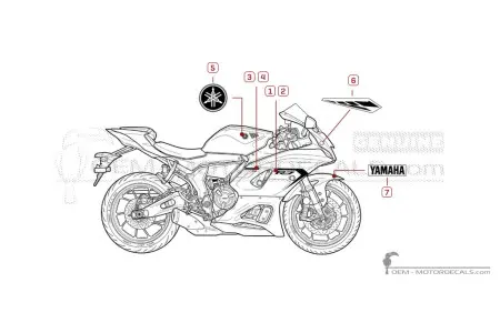 Yamaha YZF-R7 2025