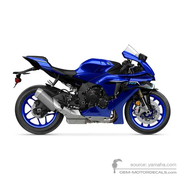 Yamaha YZF-R1 2025 - Blau - Deep Purplish Blue Metallic C