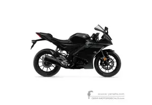 Pegatinas para Yamaha YZF-R125 2025 - Negro • Yamaha Pegatinas OEM