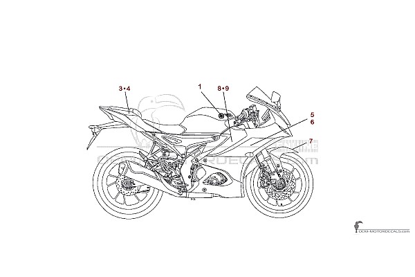 Yamaha YZF-R125 2025 - Nero