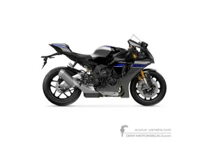 Adesivi per Yamaha YZF-R1M 2024 - Nero • Yamaha Adesivi OEM