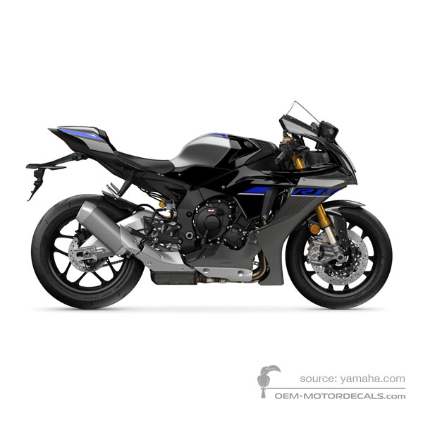 Naklejki do Yamaha YZF-R1M 2024 - Czarny • Yamaha Naklejki OEM