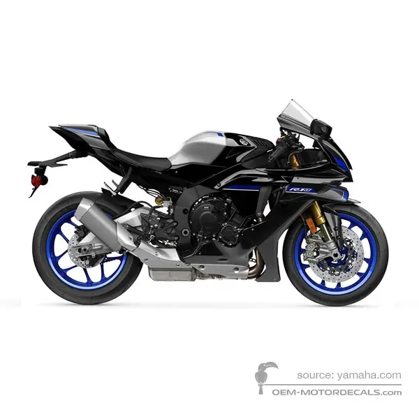 Yamaha YZF-R1M 2025 - Schwarz - Black Metallic X