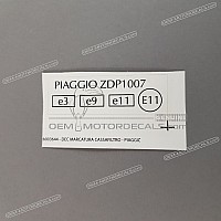 APRILIA Emblem,Aufkleber 2B003644