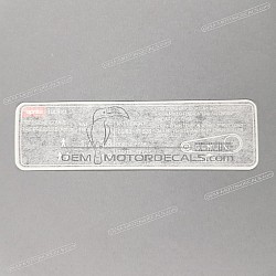 Etiqueta de precaución, Carga de neumáticos