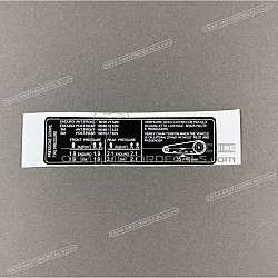 Etiqueta de precaución, Cadena