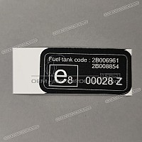 APRILIA Caution label, Unleaded fuel 2B008723