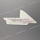 Side cowling decal, left side
