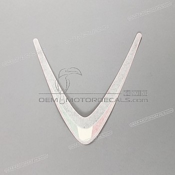 Autocollant de carénage supérieur avant