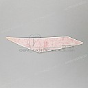 Autocollant de carénage supérieur avant, côté gauche