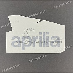 Sticker an der Seitenverkleidung