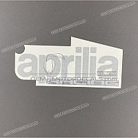 APRILIA Belly pan decal, right side 2H000542