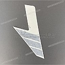 Lower side fairing sticker, left side