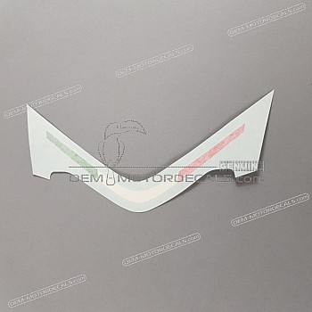Front cowling decal