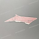 Autocollant de carénage supérieur avant, côté gauche