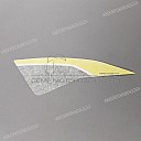 Front cowling decal, right side