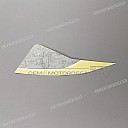Front cowling decal, left side