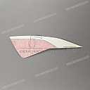 Front cowling decal, right side