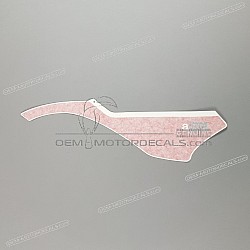 Bovenkuip sticker, linkerkant