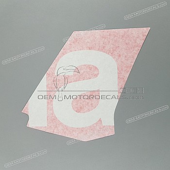 Side cowling decal, right side
