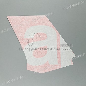 Side cowling decal, left side