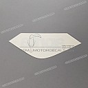 Front cowling decal
