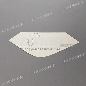 Front cowling decal