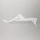 Front cowling decal, right side