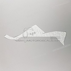 Adesivo carena anteriore superiore, lato destro