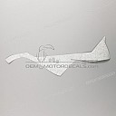 Front cowling decal, left side