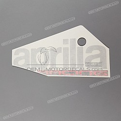 Belly pan decal, left side