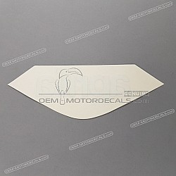 Front cowling decal