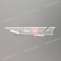 APRILIA Naklejka na tylną owiewkę / zadupek, prawa strona 2H001005