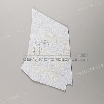 Side cowling decal, left side