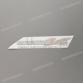 Side cowling decal, right side