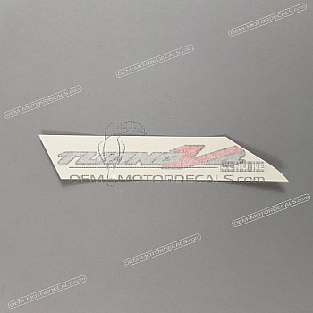 Side cowling decal, left side