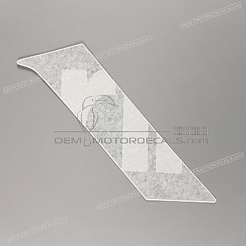 Frame cowling decal, left side