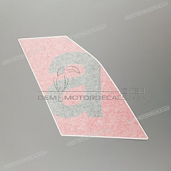 Side cowling decal, left side