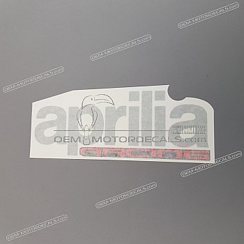 Belly pan decal, left side