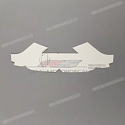 Autocollant carénage arrière queue