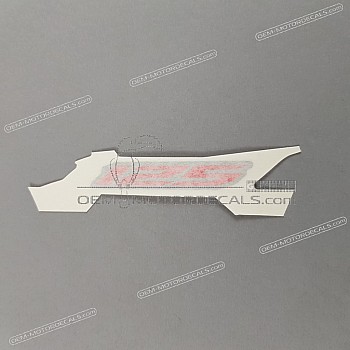 Heckverkleidung Aufkleber, Linke Seite