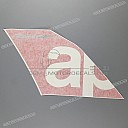 Side cowling decal, left side