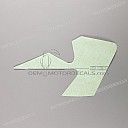 Belly pan decal, left side