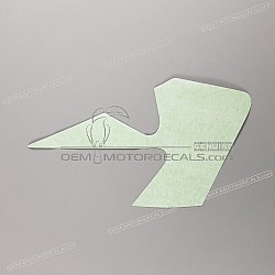 Naklejka na dolną owiewkę, pług, lewa strona