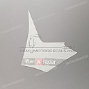 Side cowling decal, left side