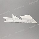Front cowling decal, right side
