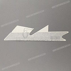 Front cowling decal, left side