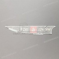APRILIA Adesivo posteriore coda carena, lato destro 2H001799