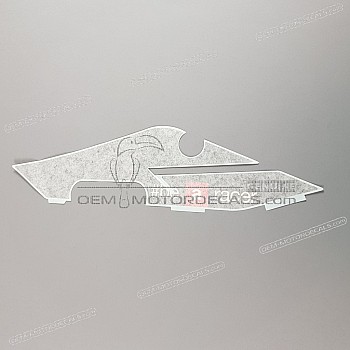 Heckverkleidung Aufkleber, Linke Seite